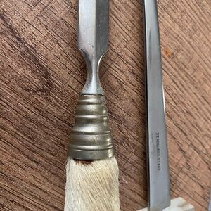 Stainless Steel and Silver Home Accent